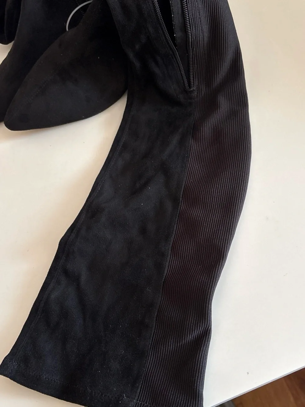Like new Zara Black Over-the-Knee Pointed Toe Boots - Women's 8 us